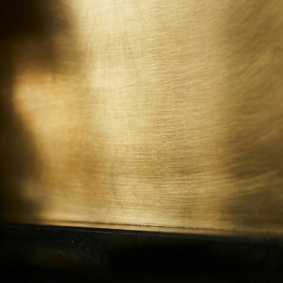 Close-up of a textured gold surface