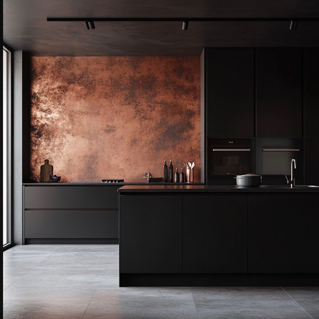 Copper Splashback | Volcanic Earth